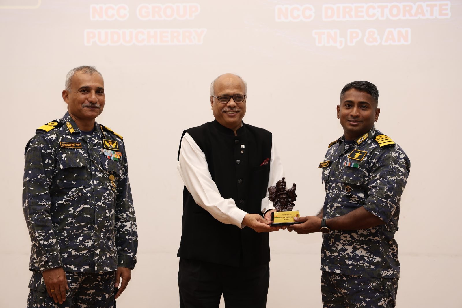 Memento presented to the chief guest at the closing ceremony