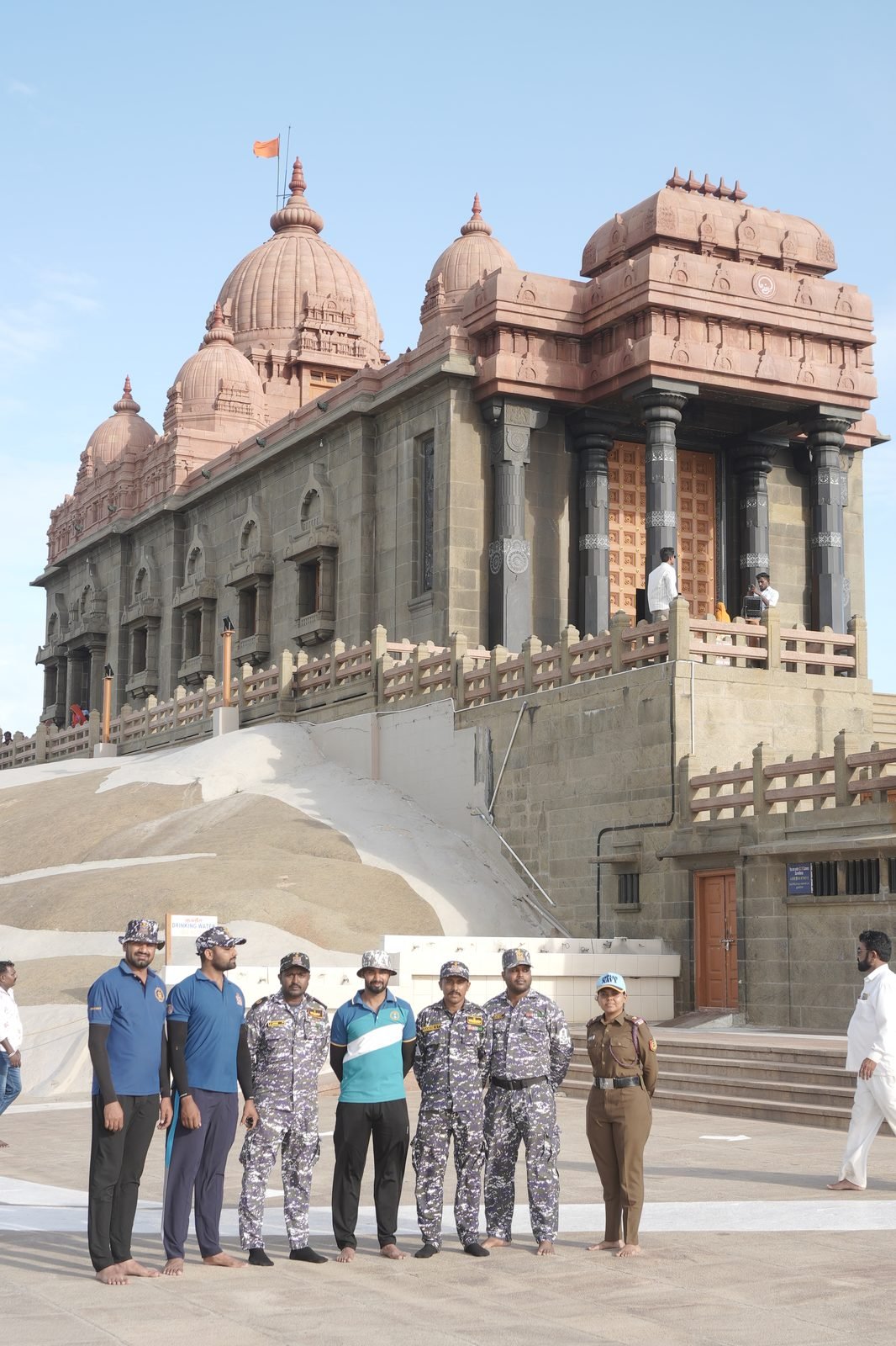 Gandhi Mandapam exterior, Kanyakumari