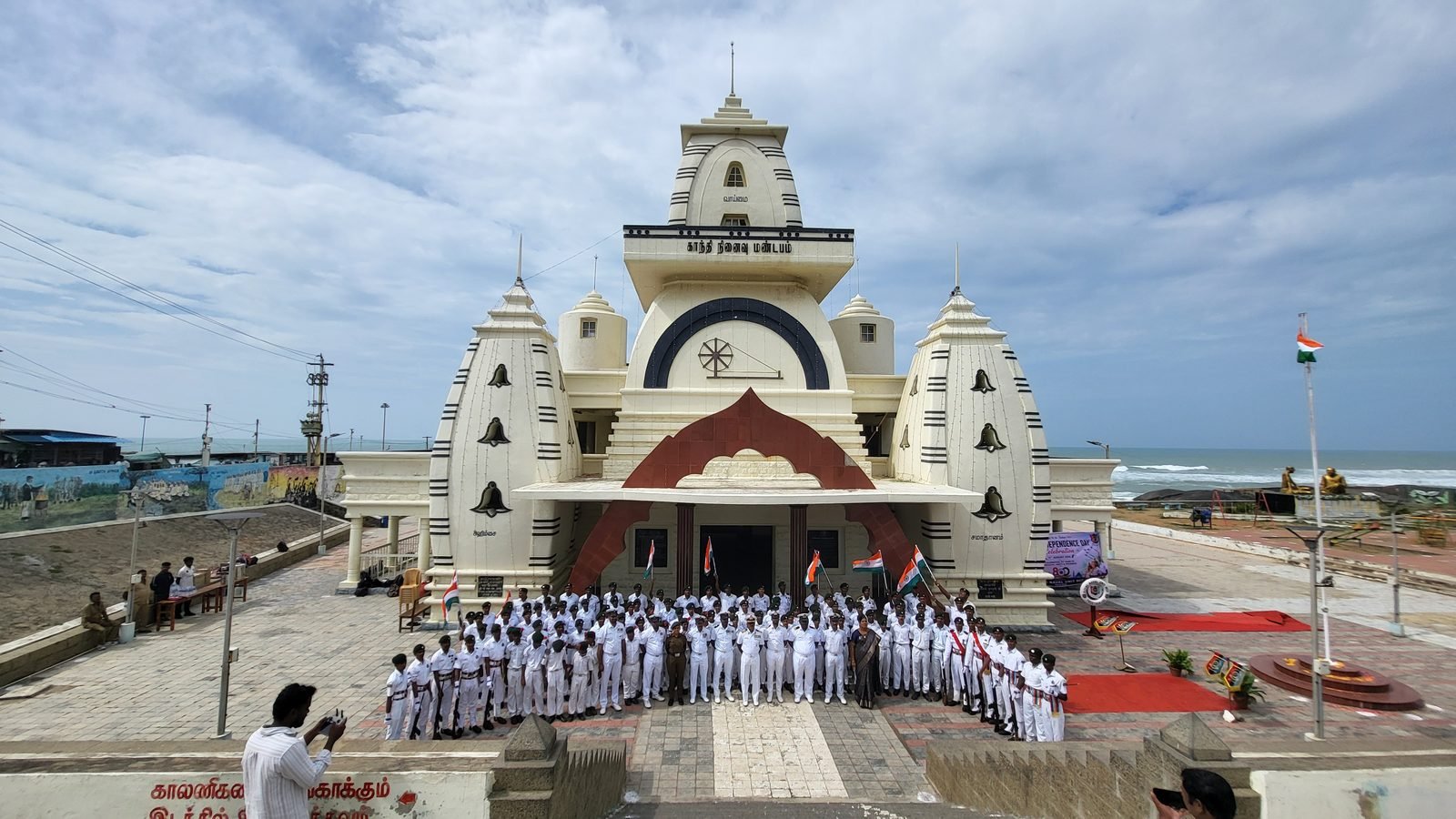 Independence Day setup at Kanyakumari, 15 August 2026